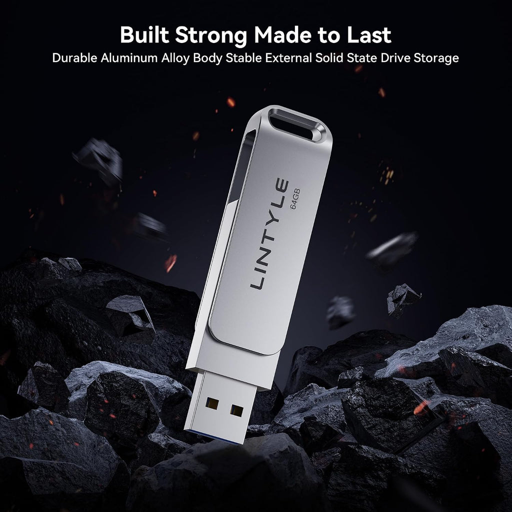 External SSD up to 450MB/s USB Flash Drive, USB 3.2 Gen1(64GB) - Image 7