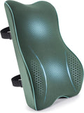 Soft Comfortable Memory Lumbar Support Pillow Back Cushion for Offic | Built-In Adjustable Straps Secure Reduce Back Soreness Pressure Distribution Breathable Premium Fabric Long-lasting Support by Unknown
