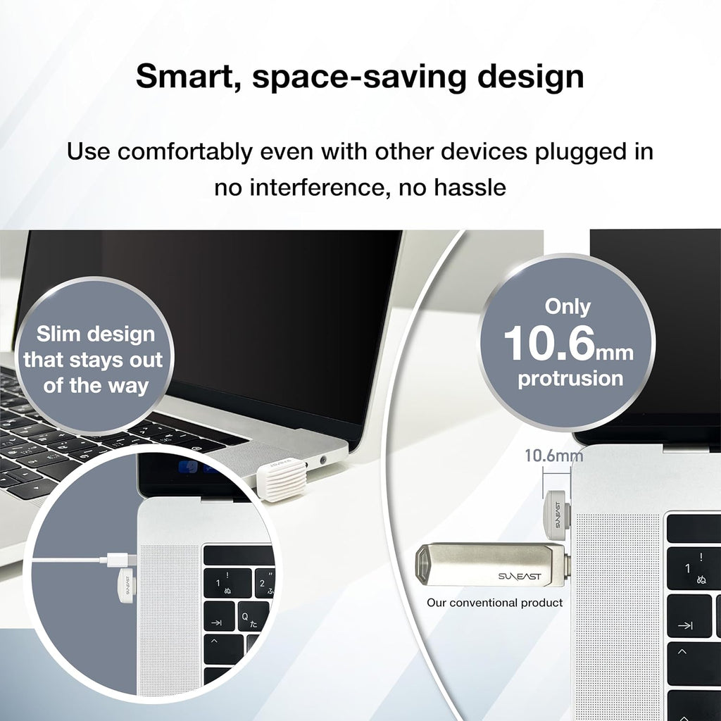 SUNEAST USB C Flash Drive 512GB,USB-C SSD for iPhone 15/16/17 Series - Image 4