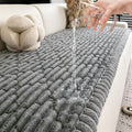 100% Waterproof Fuzzy Couch Cover for Dogs, Washable Non-Slip Pet Couch Covers for Sofa, Soft Thick Furniture Protector Sofa Slipcover Mat for Dogs (Dark Gray, 27.5"x70.9") by Lavish Cover