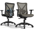 Ergonomic Office Chair, Mesh Computer Desk Chairs with Adjustable Lumbar Support, 3D Armrests, Tilt Function, Comfy Wide Seat, Swivel Executive Work Task Chair for Company and Home by MOLENTS