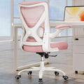 Office Chair: 330LBS Mesh Ergonomic Desk Chair Comfy with 3D Lumbar& Swivel | Ergalithic Computer Chair-Executive Task Work Chairs with Flip-up Arm Home Office Desk Chairs Gaming Chair for Adults(Pink) by Ergalithic