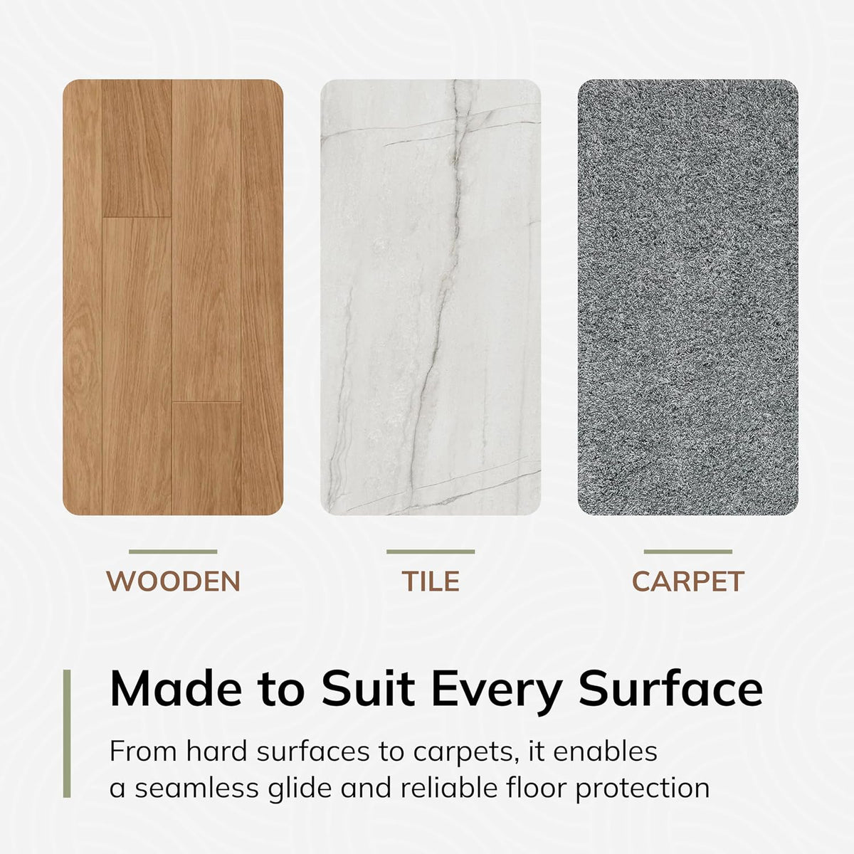 Anji Mountain 54" x 40" Rug'd Office Chair Mat for Carpet & Hardwood Floor - Image 7