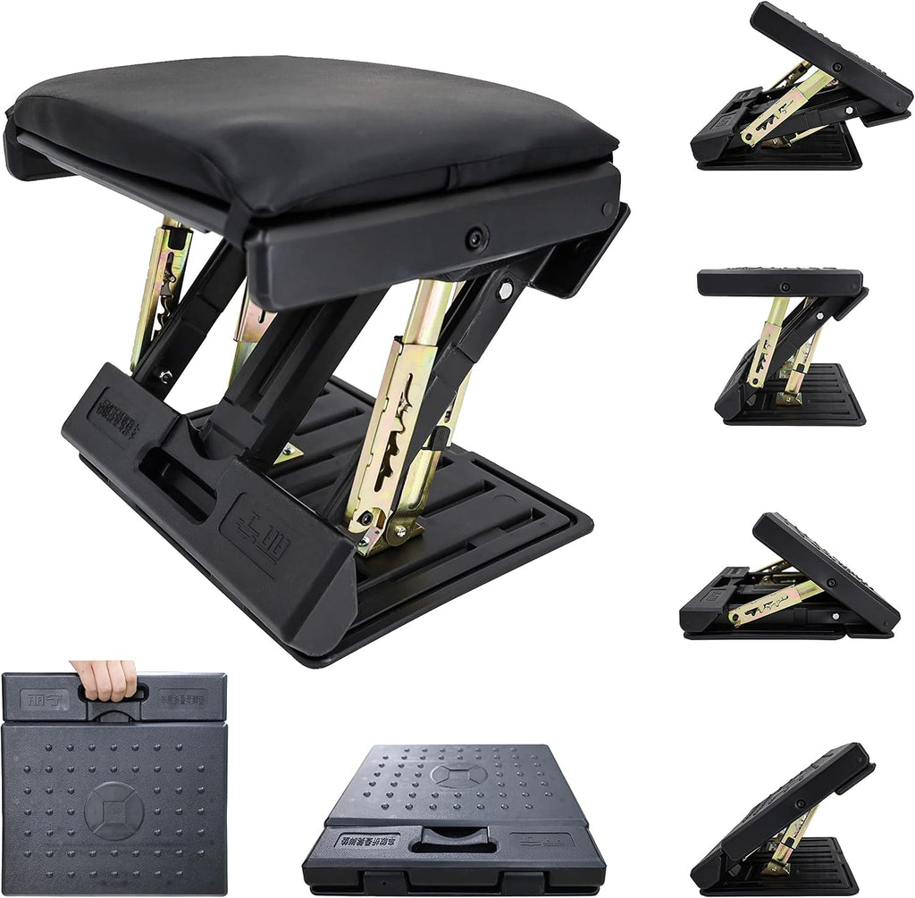 Under Desk Footrest, Multi-Angle Adjustable Foot Stoo, Detachable Cushion by OShuKang