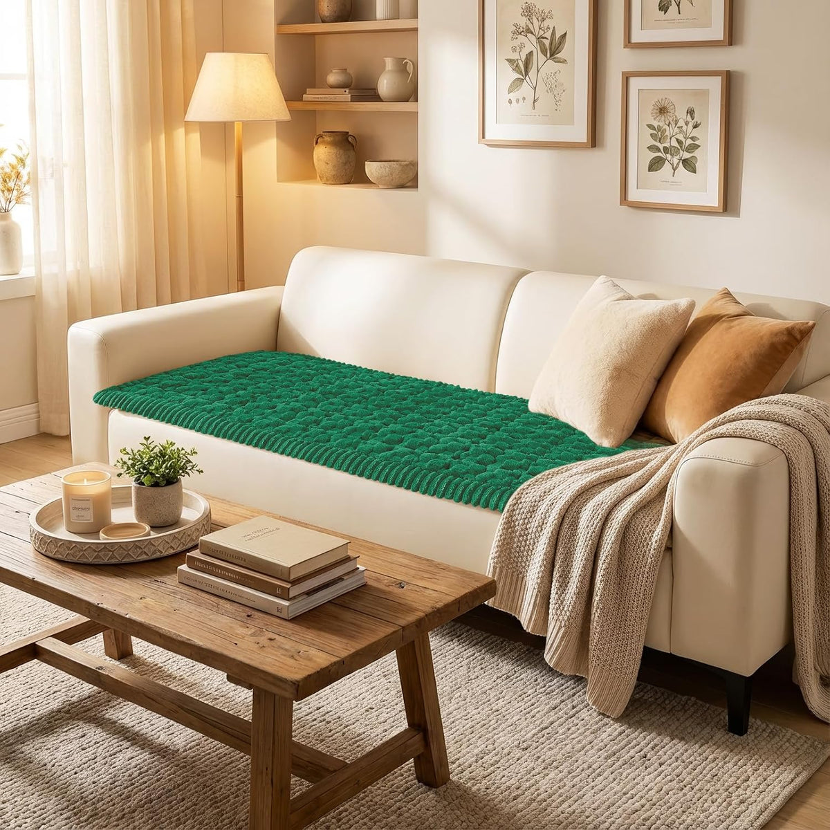 Smiry Couch Covers for Dogs, Non Slip Fuzzy Pet Sofa Protector Washable - Image 2