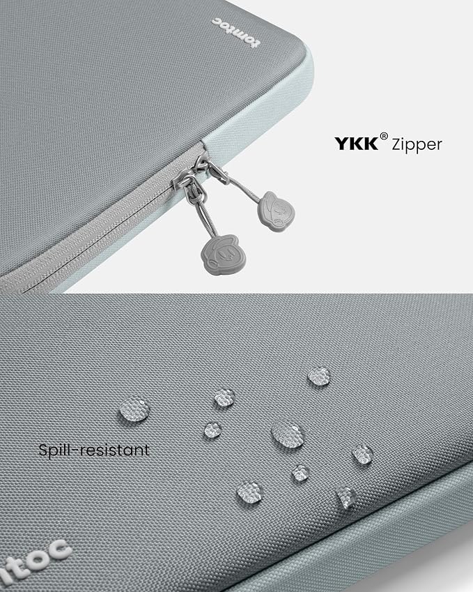 tomtoc 360° Protective Laptop Sleeve for 16-inch New MacBook Pro M5 Pro/Max | 2026 A3428 A3429, M4/M3/M2/M1 A3403 A3186 A2991 A2780, Water-Resistant MacBook Case Bag with Accessory Pocket For Dell XPS 16 - Image 8