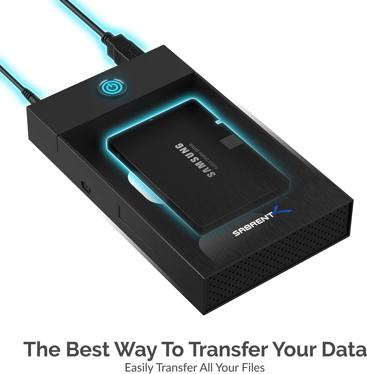 SABRENT USB 3.0 Hard Drive Enclosure, 2.5/3.5in SATA HDD/SSD (EC-KSL3) - Image 3