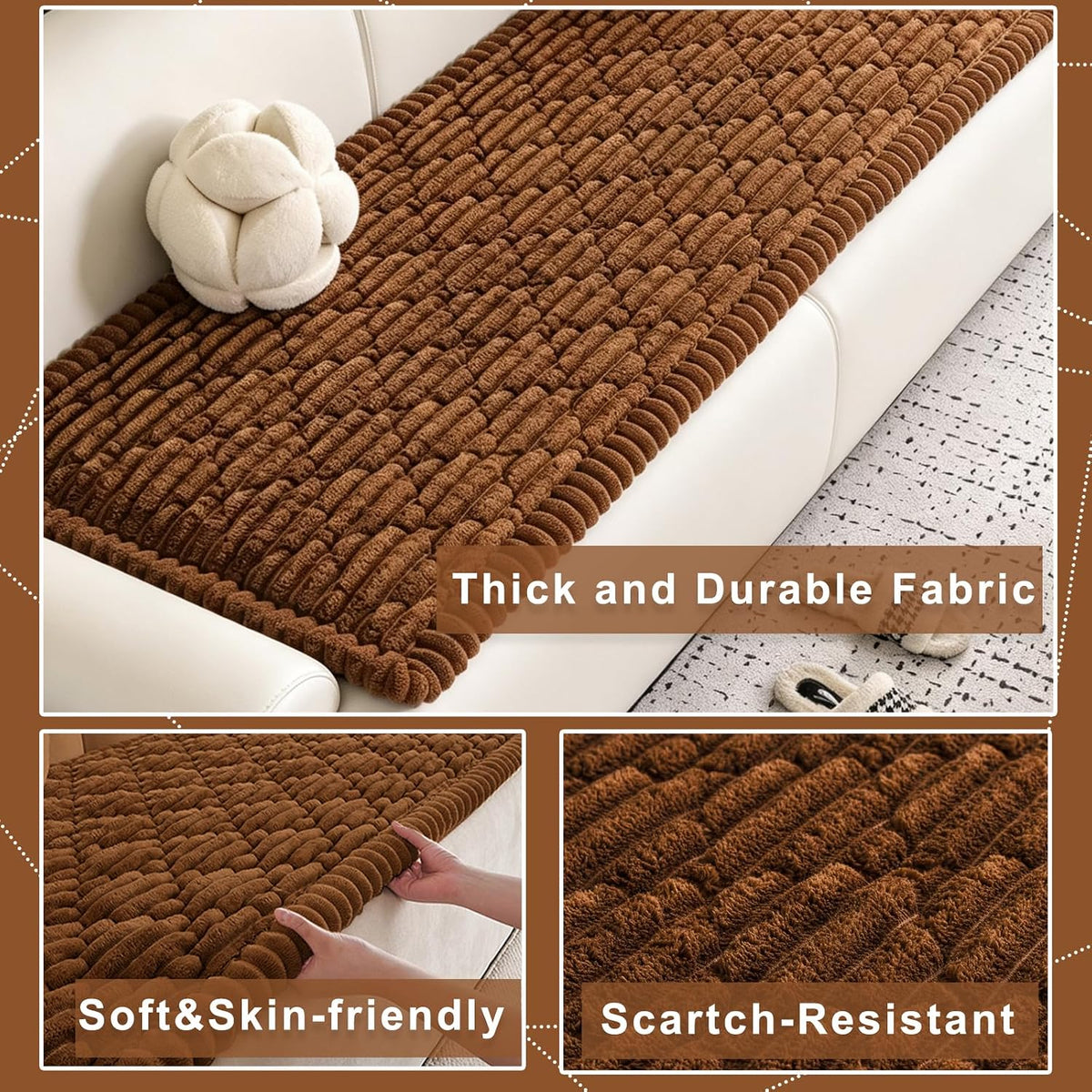 Couch Arm Covers, Sofa Arm Cover, Armchair cover, Pet Armrest Covers - Image 6