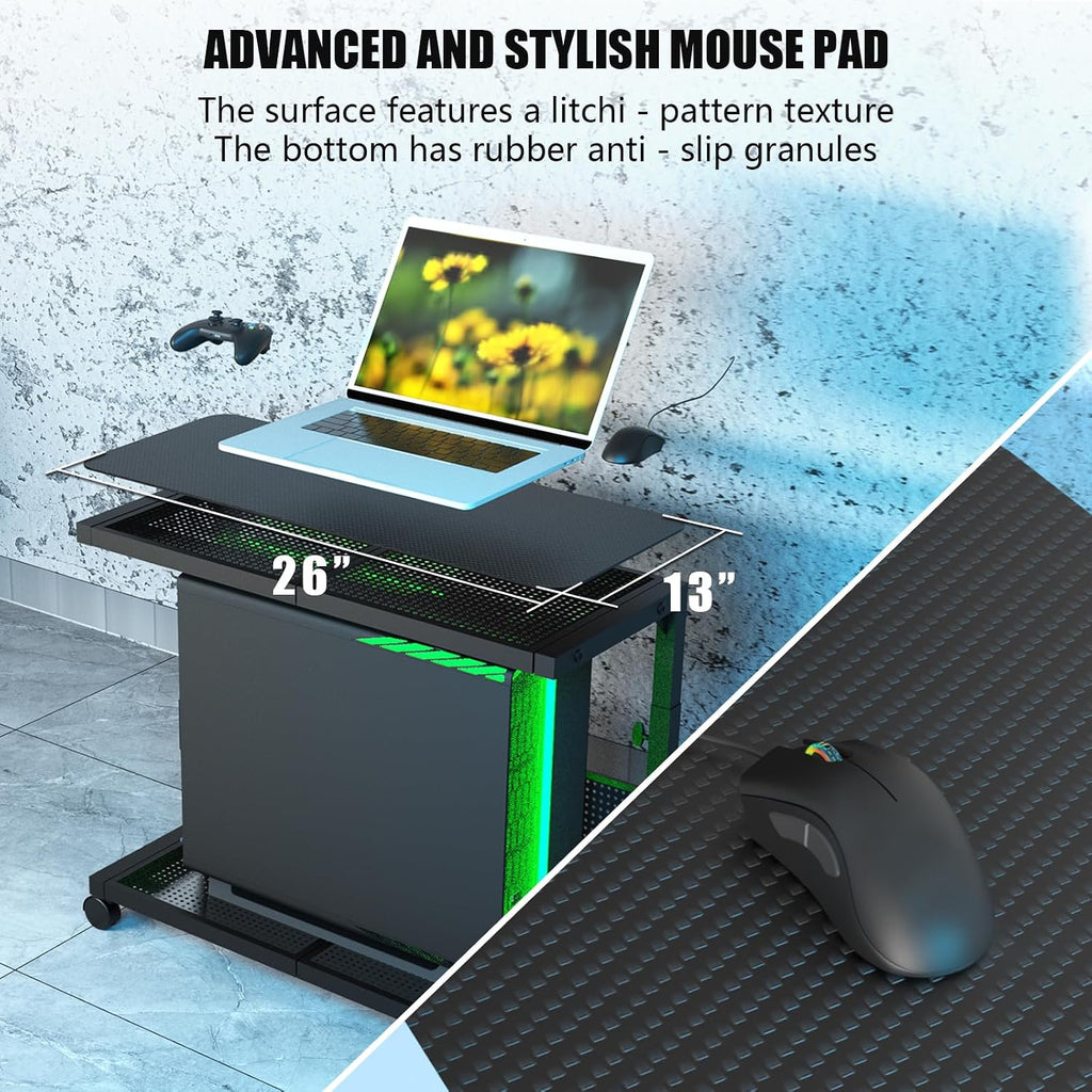 Computer Tower Stand 2-Tier Printer Rack - Image 6