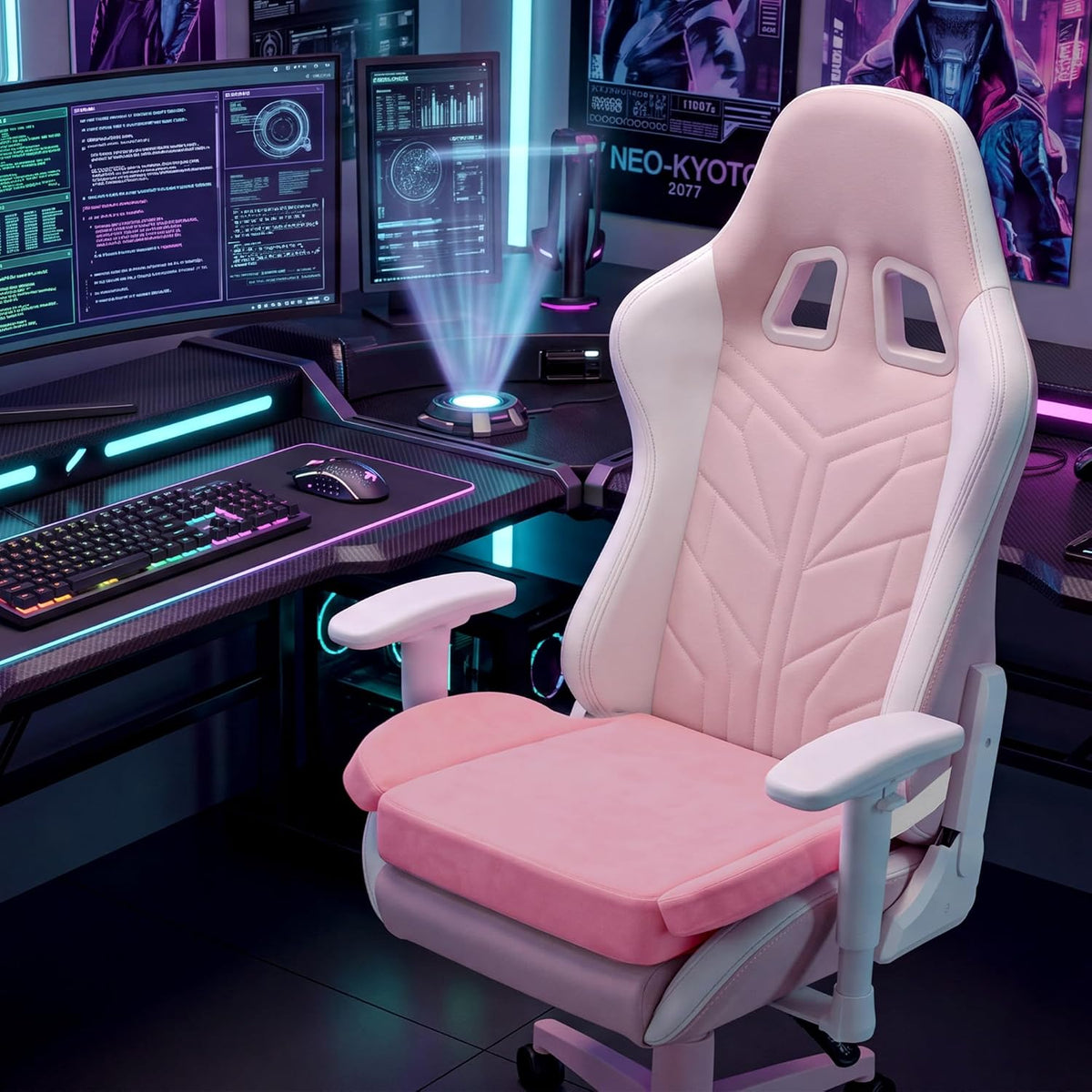 BALAPET Ultra Soft Gaming Chair Cushion for Long Sitting Gamers,Tailbone Pain Reduce Cushion for Office Chair (Pink) - Image 5