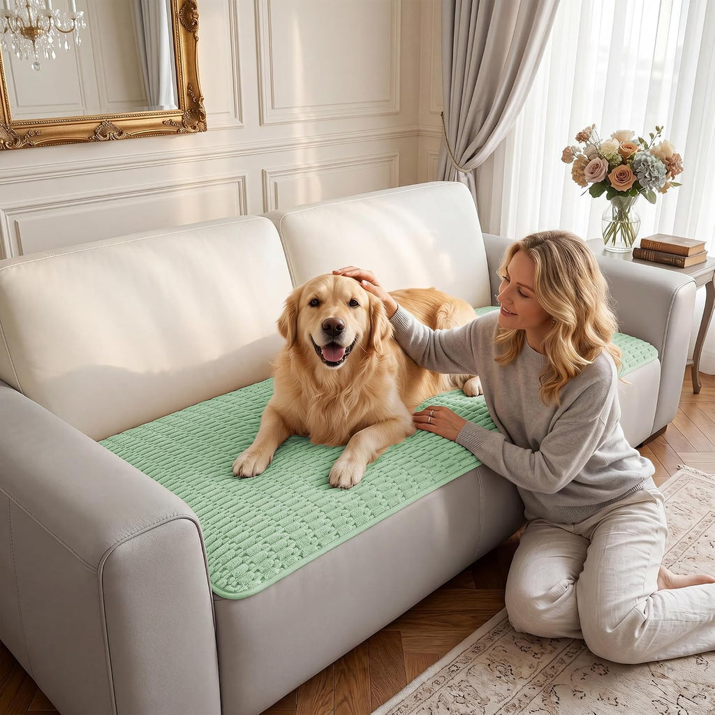 Foxdecor Couch Cover for Dogs Sofa Covers Non Slip Couch Pad Pet Friendly - Image 2