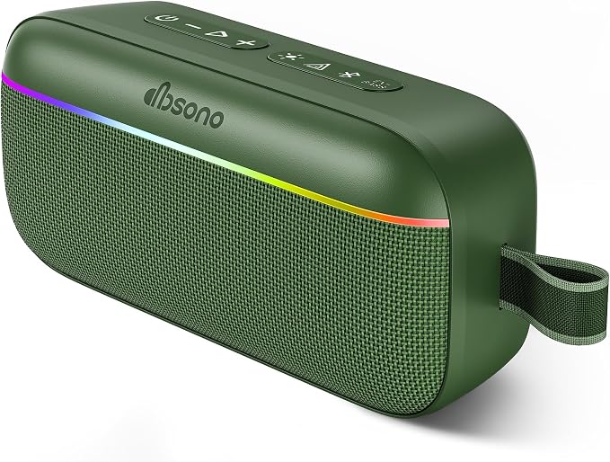 Portable Bluetooth Speaker, 60W Max with BassBoost,Waterproof and Dustproof | Bluetooth 6.0, TWS & Auracast, Shockproof, 6 RGB Modes, DSP Chip, Wireless Speaker for Outdoor, Beach, Travel,Party & Home by YourTrustedSoundCompanion