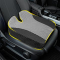 Lofty Aim Car Seat Cushion for Driving, Memory Foam Driver Seat Cushion | Car Seat Cushion for Long Driving Comfort, Driver Seat Pillow Adds Height and Support for Cars, Office Chairs, Black & Gray by LoftyAim