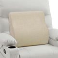 Back Support Pillow for Recliner Dual Layer Lumbar Support Pillow with Gel Memory Foam Ergonomic Orthopedic Lumbar Cushions for Elderly Lower Back Pain Relief Washable Cover Khaki by TANYOO