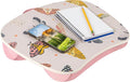 LAPGEAR MyStyle Lap Desk – Butterflies, Fits 15.6" Laptops | Dual-Bolster Microbead Cushion, Built-In Carry Handle, Ergonomic Curved Front Edge by LapGear