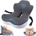 Car Seat Cushion, Truck Driver Seat Cushion L-Shaped Lumbar Support Pillow, Memory Foam Seat Cushion Ergonomic Back Support, Comfort & Support for Long Sitting, Alleviate Back Pain by Unknown