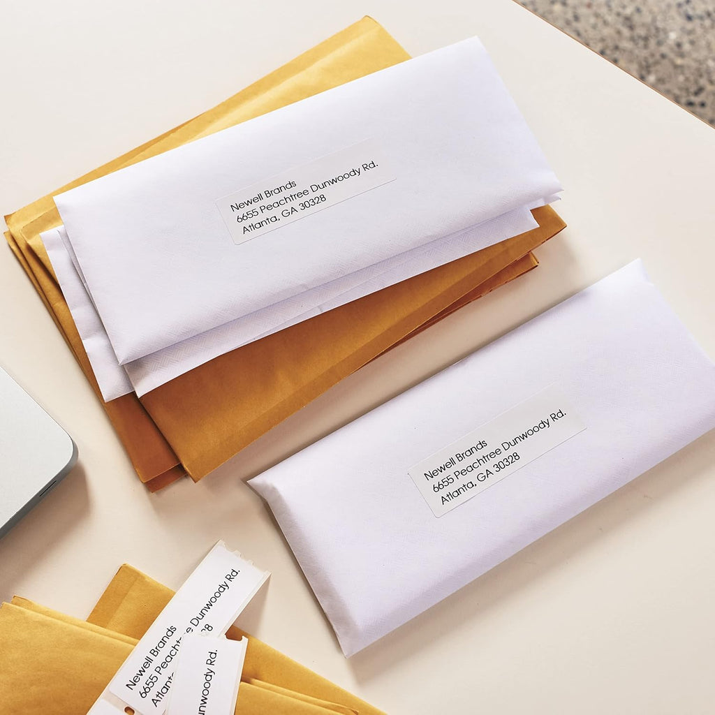 DYMO Authentic LW Mailing Address Labels for LabelWriter Label Printers, White, 1-1/8" x 3-1/2", 12 Rolls of 350 (4200 Total) - Image 6