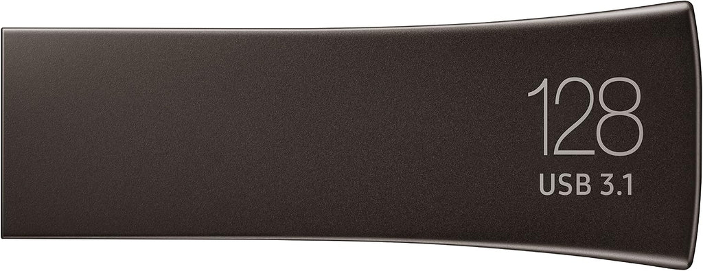 SAMSUNG BAR Plus 3.1 USB Flash Drive, 128GB, 400MB/s, Rugged Metal Casing, Storage Expansion for Photos, Videos, Music, Files, MUF-128BE4/AM, Titan Grey - Image 3