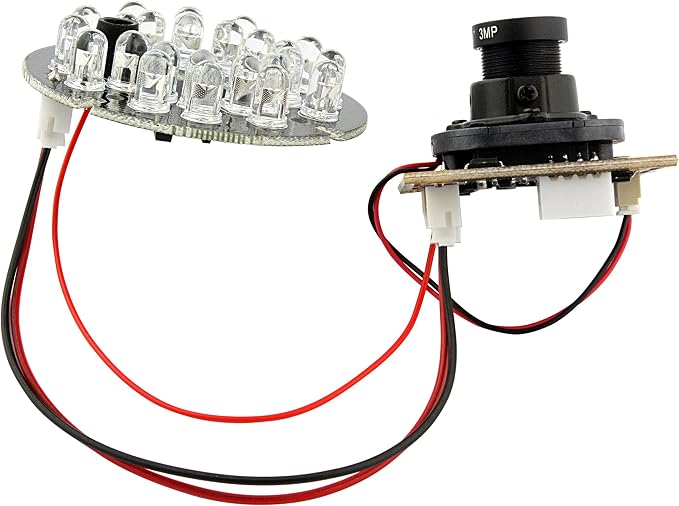 ELP H.264 1080P IR Infrared Night Vision USB Camera Module with Microphone | Wide Angle PC Webcam for Computer, UVC USB2.0 Lightburn Camera for Day Night Vision Home Security, Industrial Machine Vision - Image 4