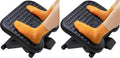 ErGear Under Desk Footrest, Adjustable Foot Rest with 3 Height Settings and 30-Degree Angle, Ergonomic Desk Foot Rest with Massage Texture, Foot and Leg Rest for Home & Office (Pack of 2) by ErGear