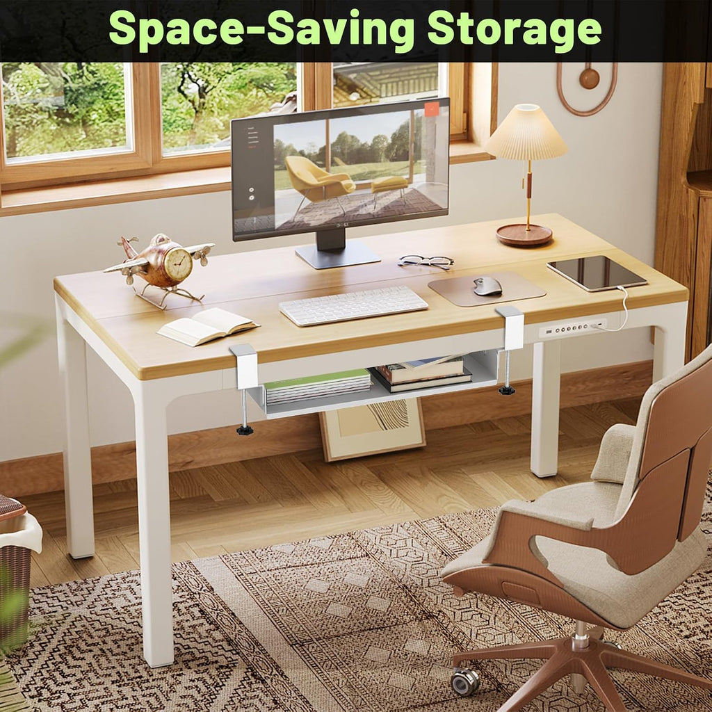 Under Desk Laptop Mount No Drill ,Compatible for MacBook,Mini (White) - Image 7