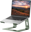 SOUNDANCE Laptop Stand, Aluminum Computer Riser, Ergonomic Laptops Elevator for Desk, Metal Holder Compatible with 10 to 15.6 Inches Notebook Computer, Green by Soundance