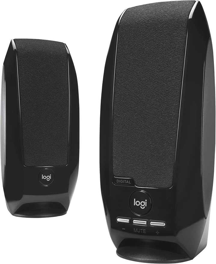 Logitech S150 USB Speakers with Digital Sound | Built-in volume and mute controls, 1.2W RMS power, plastic body, ideal for PC - Image 3