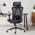 Ergonomic Mesh Office Chair, 3D Adjustable Armrests Desk Chair with 360° Swivel Silent Casters, 90°-120° Reclining Backrest Adjustable Gaming Chair for Home Office by hujusko