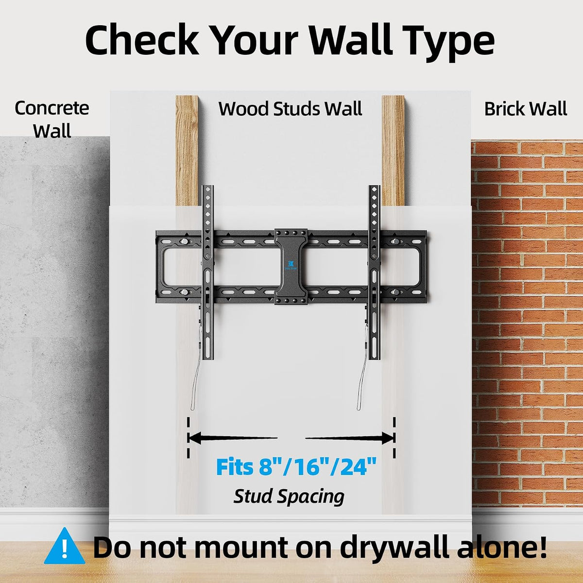Fixed TV Wall Mount Bracket for 50 55 65 70 75 85 86 Inch TVs - Image 5