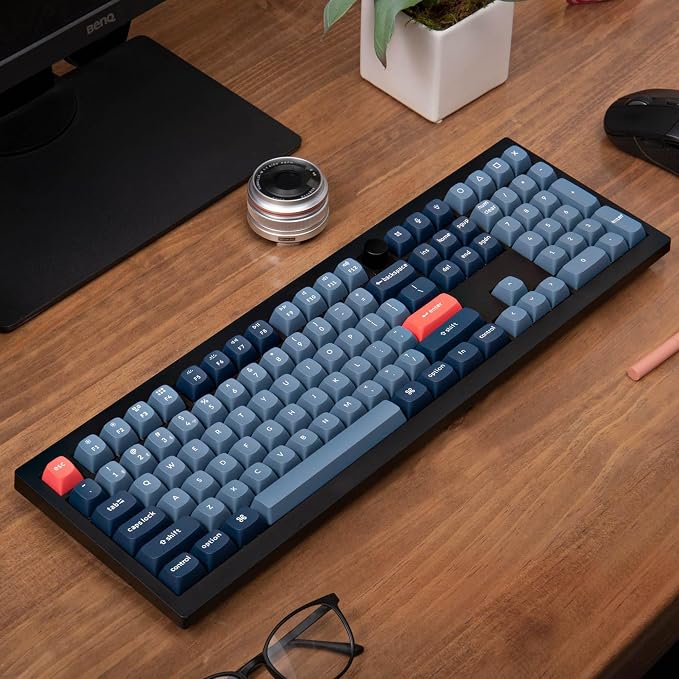 Keychron V6 Max Wireless QMK Mechanical Keyboard 2.4 GHz & Bluetooth | Full-Size Layout Custom with Hot-swappable Gateron Banana Switch RGB Backlight Compatible with Mac Windows Linux - Black - Image 5
