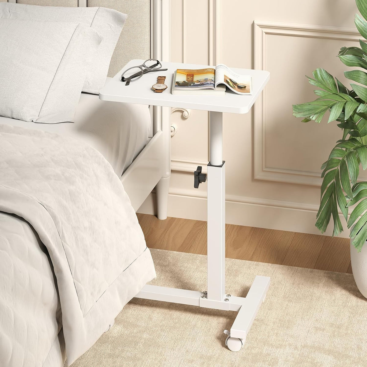 TUTOTAK C Table End Table Adjustable Height, TV Tray Table for Small Spaces - Image 5