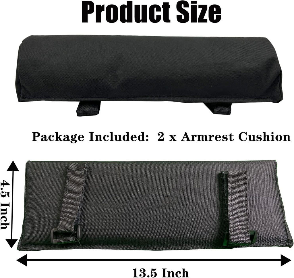 Arm Rest Pads for Zero Gravity Chair, Zero Gravity Chair Cushion with Long Adhesive Strips, Comfort Folding Antigravity Recliners Lawn Camping Patio Lounge Office Chairs Armrest Padding In Pair - Image 7