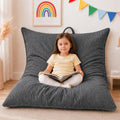 3 in 1 Kids Bean Bag Chair, Comfy Floor Sofa Chairs with Removed Cover by laapee