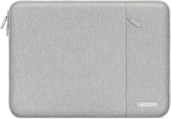 MOSISO Laptop Case 13 inch, Laptop Sleeve Bag with Pocket | Compatible with MacBook Neo A3404 2026/Air/Pro 13 M5/M4/M3/M2/M1 2026-2016, Polyester Vertical Computer Bag, Gray by MOSISO