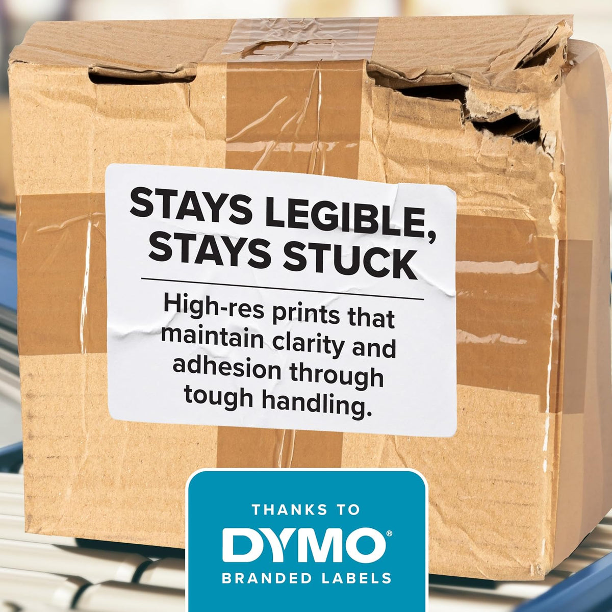 DYMO®-Branded LabelWriter Mailing Address Labels for LabelWriter Label Printers, White, 1-1/8" x 3-1/2", 6 Rolls of 350 (2100 Total) - Image 5
