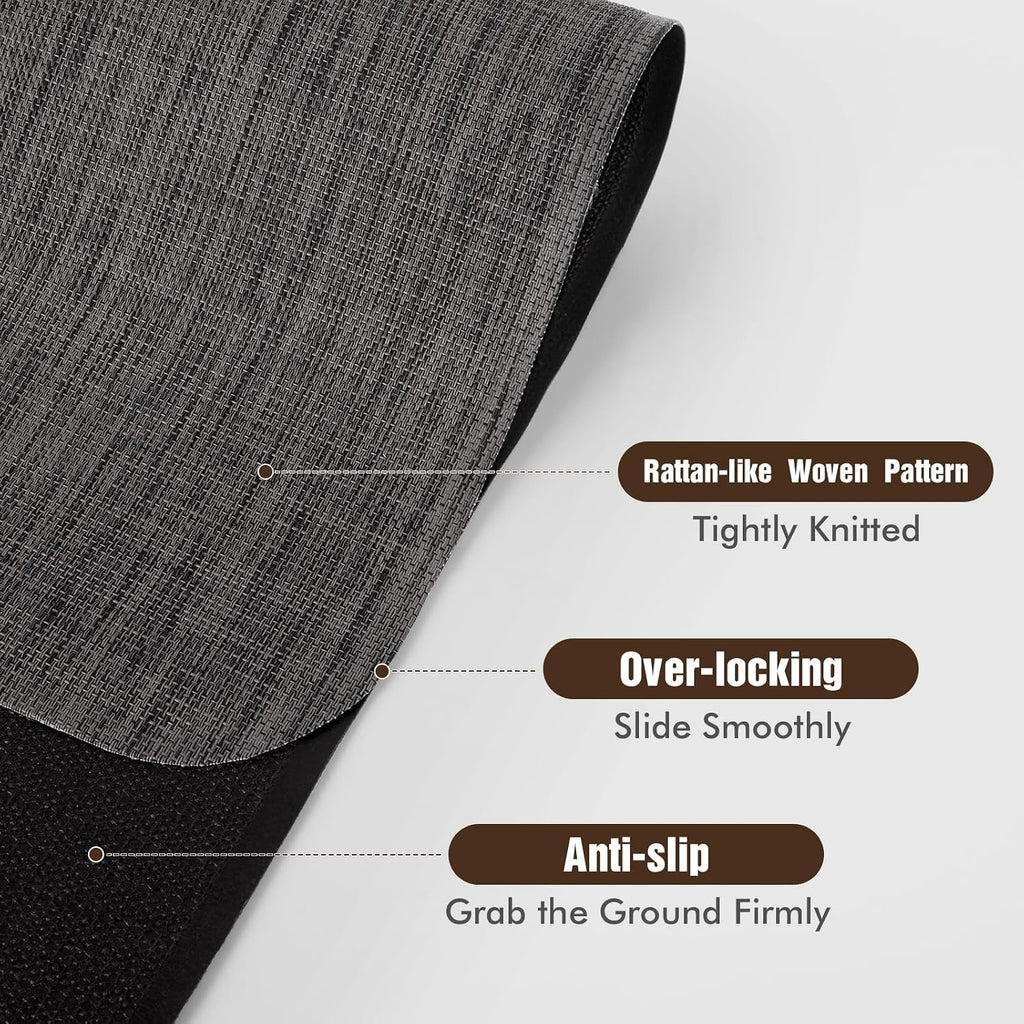 Office Chair Mat for Hardwood Floors, Anti-Slip PVC, 40"x 55" - Image 2