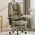 EXCEBET Big and Tall Executive Office Chair 400lbs Wide Seat, Mesh Green | Wide seat for extra comfort, Retractable footrest, 135° reclining, Lumbar support, Breathable mesh,Ergonomic high back design by EXCEBETOFFICECHAIR
