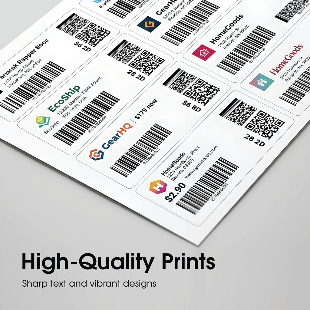 2" X 5" Matte White Printable Shipping Labels (250 Sheets, 2000 Stickers) - Image 6