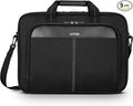 Targus 15-16 Inch Slim Lightweight Laptop Briefcase, Black - Messenger and Shoulder Bag with Padded Compartment and Trolley Strap for 16" Laptops (TCT027US) (Pack of 5) by Targus