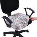 Smiry Stretch Printed Office Computer Desk Chair Seat Covers by Smiry