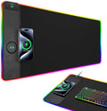 RGB Gaming Mouse Pad with 15W Magnetic Wireless Charging, 31.5"x15.7" | Large Desk Mat, 15 Lighting Mode, Ultra-Smooth Surface, Non-Slip Mousepad, Waterproof Computer Keyboard Pad for Gamer, Black by ExtreLife