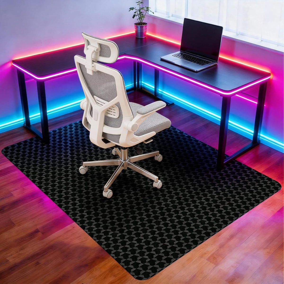 Vicwe Office Chair Mat for Hardwood Floor, 48" x 40" Chair Mat, Anti-Slip by Vicwe