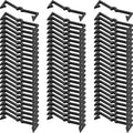 Mudder 200 Pieces Pegboard Locks for Hooks, Black Plastic Peg Hook Clips by Mudder