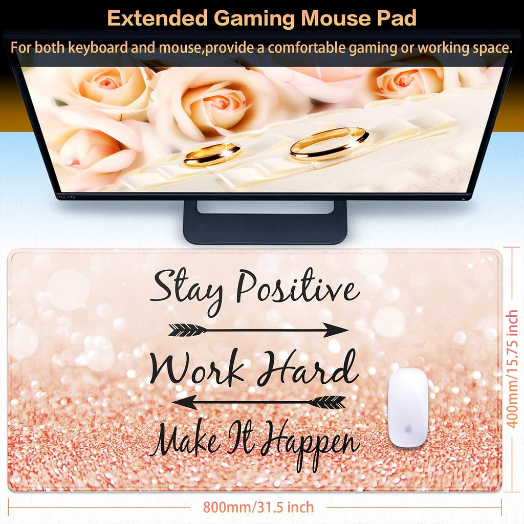 Canjoy Gaming Mouse Pad, 31.5x15.7in Large Mouse Pads for Desk Keyboard Pad - Image 2