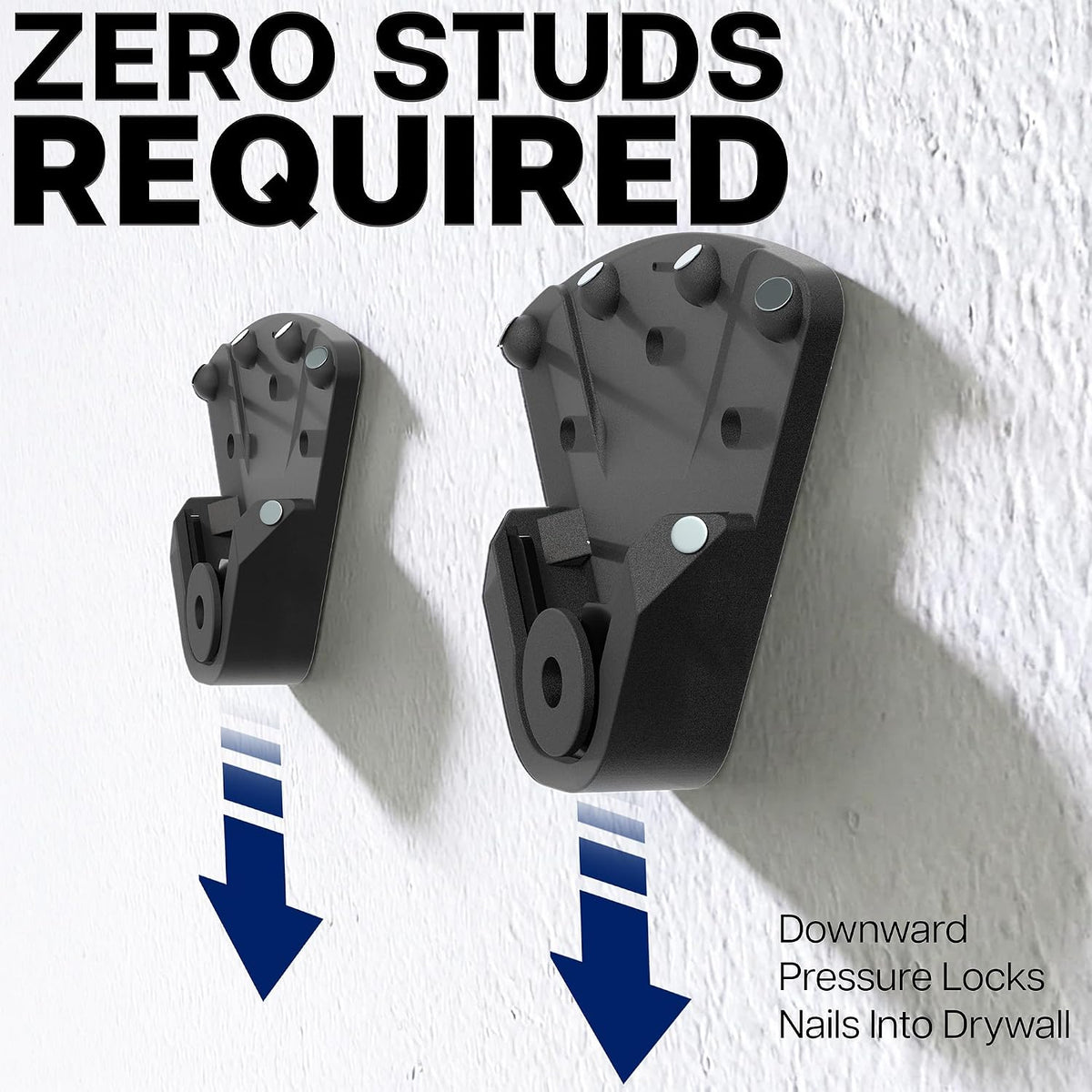 VIVO Black No Stud TV Wall Mount for 32-100 in Screens, MOUNT-NS100 - Image 2