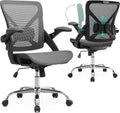 Ergonomic Office Chair, Computer Desk Chair with Lumbar,Grey | Tilt Function, Comfy Wide Seat,Adjustable Lumbar Support, Swivel Executive Computer Desk Chairs for Company and Home by NexthroOfficeChair