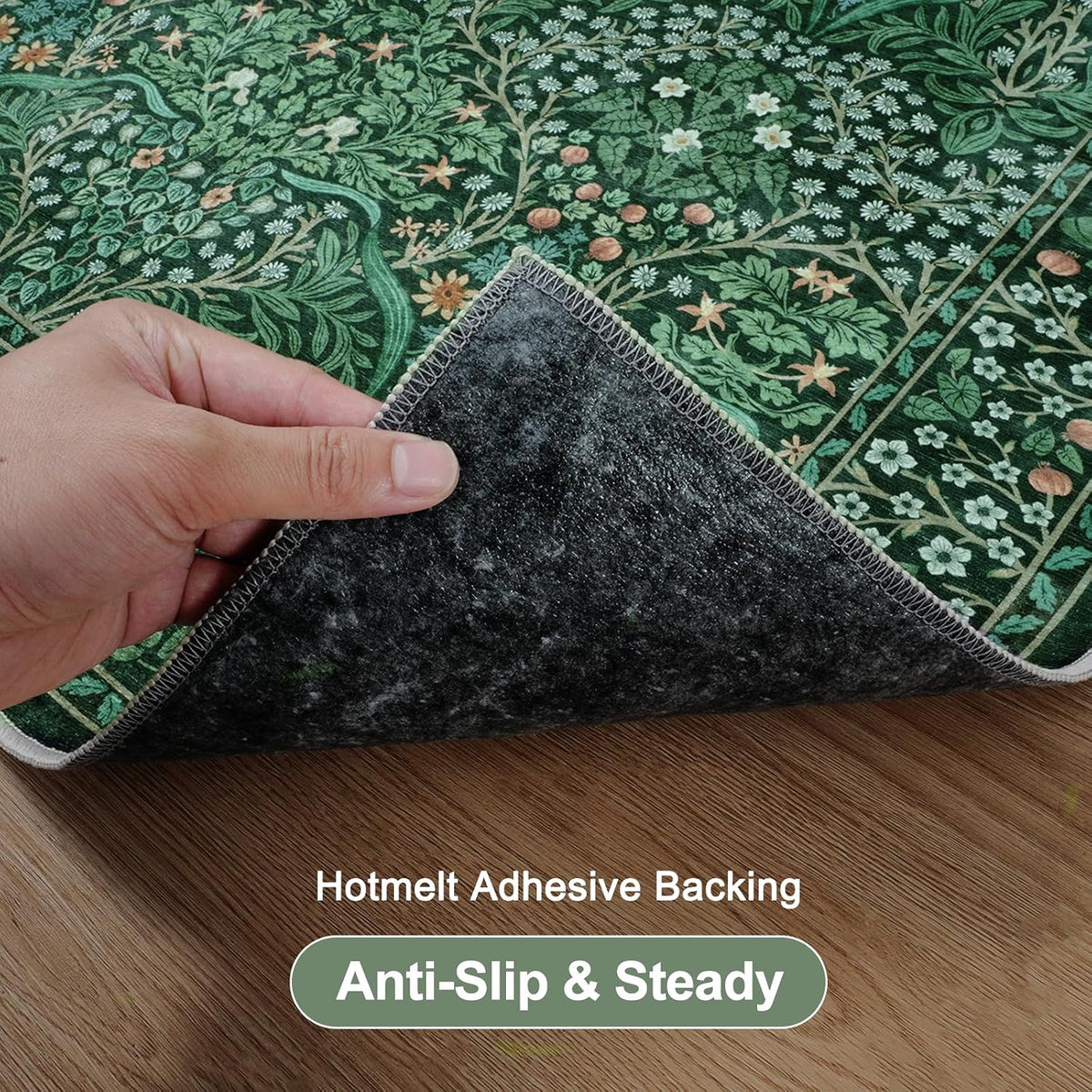 Home Office Chair Mat for Hardwood Floor, 48"x60" Desk Floor Mat for Hard Floors, Under Desk Rug for Rolling Chair, Antil-Sip Large Protector Mat for Office Chair, Easy to Roll - Image 5