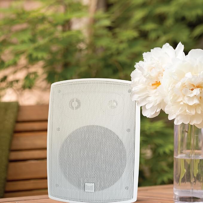 Dual Electronics LU63PW 6.5" 3-Way Indoor Outdoor Wired Speakers Pair | Weather & UV resistant, for patio, pool & garage, expansive stereo sound, easy setup, wired home speakers, white pair - Image 6