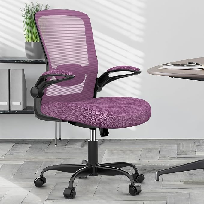 Ergonomic Office Chair w/Adjustable Lumbar, Flip Armrest, 135° Recline | Supports 300 lbs · Seat 19.48"–23.4" · Breathable mesh · 20–30 min assembly · 5-year warranty - Image 8