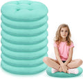 Fumete 8 Pcs Round Floor Cushions for Classroom Kids,Mint Green | 16 Inch Diameter, Students Flexible Seating Pillows, Home Daycare School Reading Yoga Meditation, Soft Cushioned by Fumete